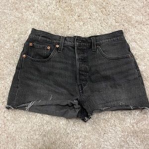 Never worn Levi shorts. Charcoal color